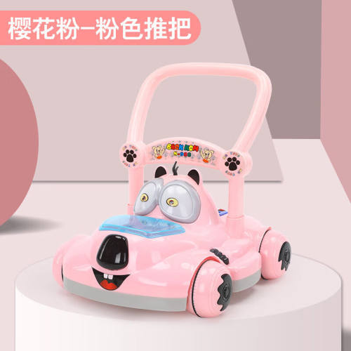 众舰行宝宝学步推车防侧翻婴儿学走路助步6-18个学步车手推车玩具