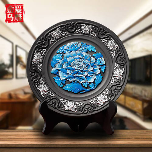 金乌炭雕（Klinart）活性炭雕摆件客厅家居饰品工艺品办公室装饰