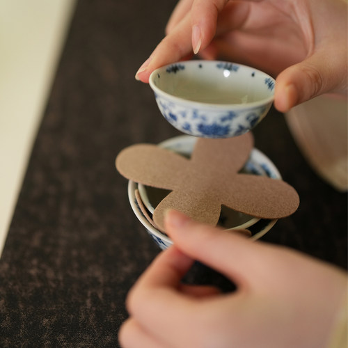 茶具配件防滑毛毡垫隔杯垫