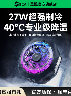 黑鲨手机散热器4Pro磁吸半导体制冷散热背夹冰封降温神器适用于手机平板直播电竞游戏神器