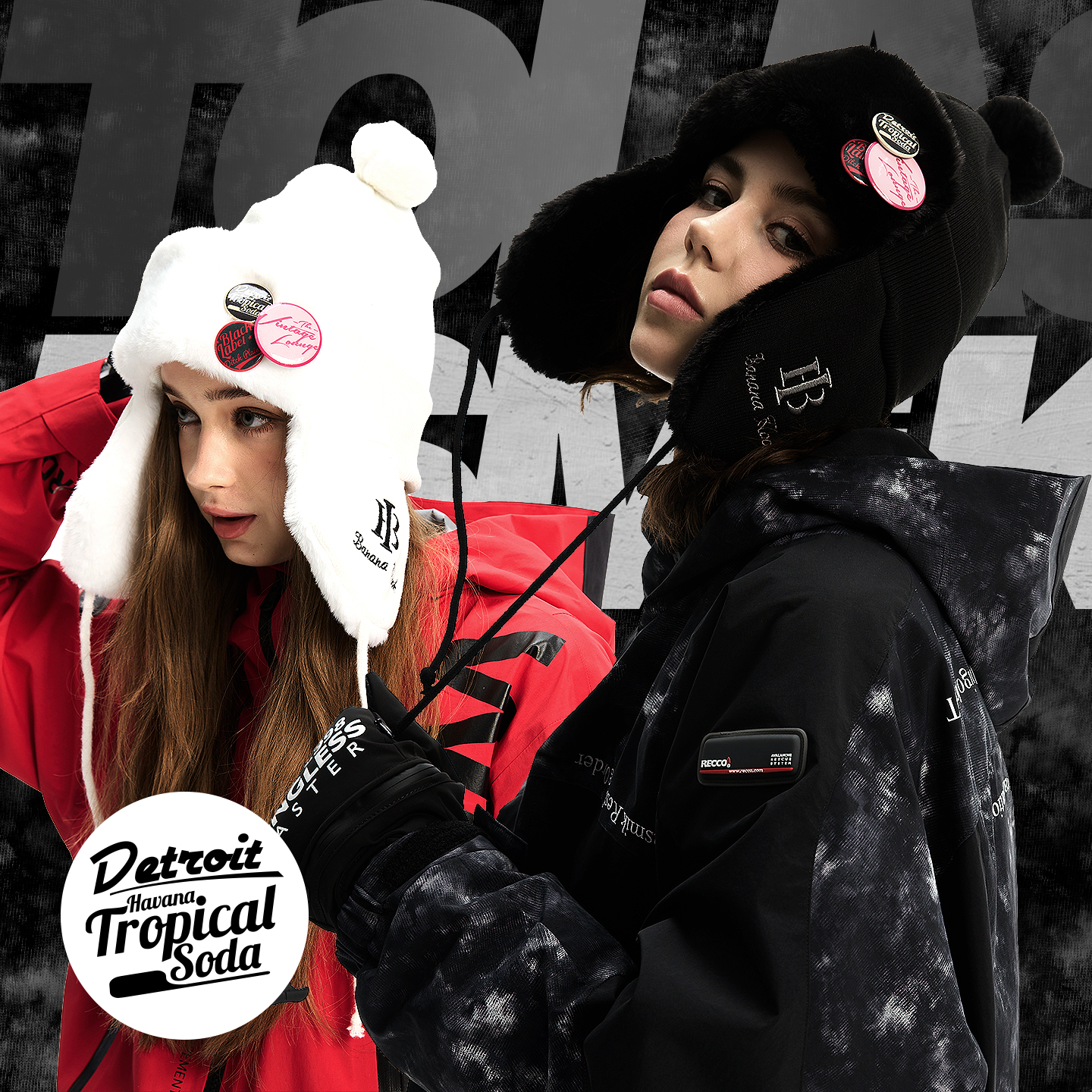 tolasmik2526新款滑雪帽潮流多色