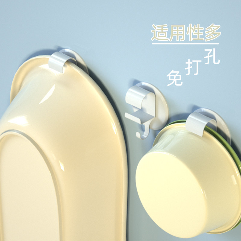 浴室挂钩免打孔强力粘钩无痕承重图片