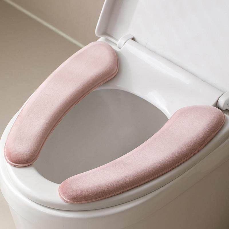 日式马桶垫坐垫器圈贴冬季加厚防水垫子四季通用粘贴式座坐便器套