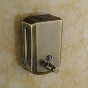 。不锈钢手动皂液器酒店宾馆洗手液瓶壁挂式卫生间浴室沐浴皂液盒