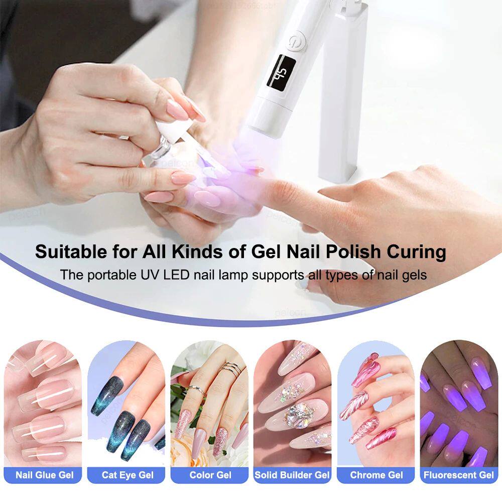 Mini UV LED Nail Lamp Dual Light Source for All Gels - Product image 2