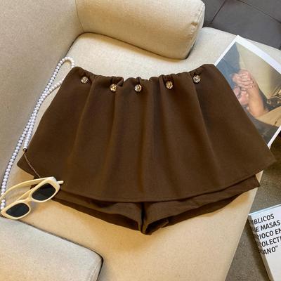 显瘦防走光新款辣妹复古短裙