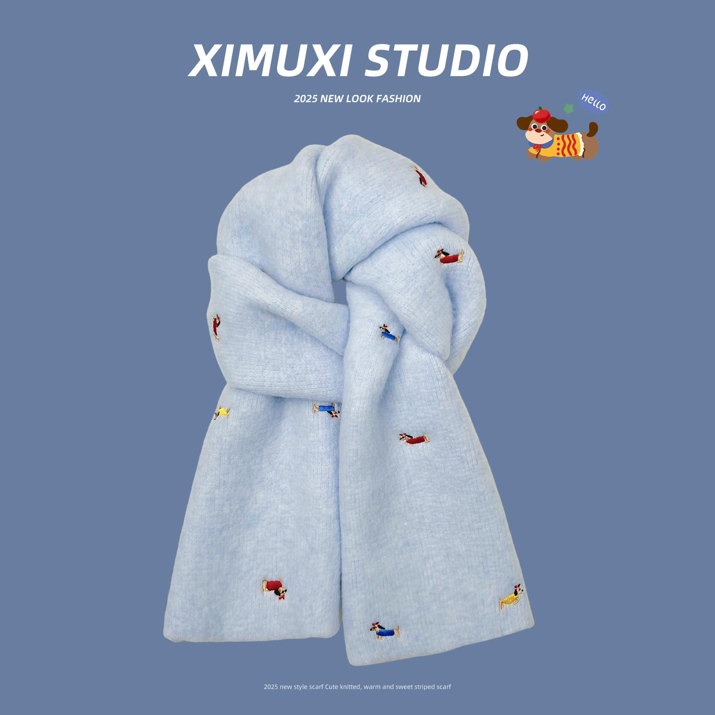 围巾女冬季2025新款含羊毛