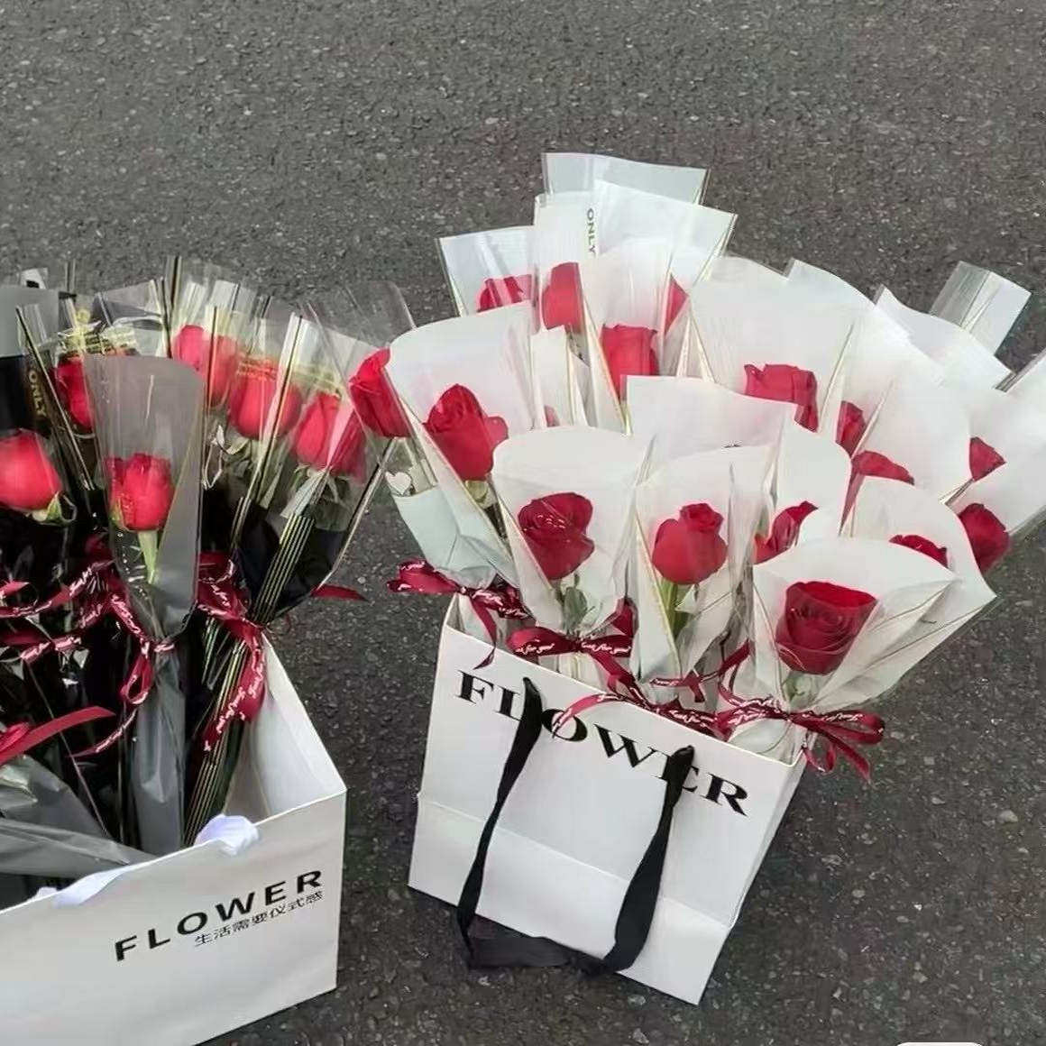 节日单支花束团购开发票同城配送