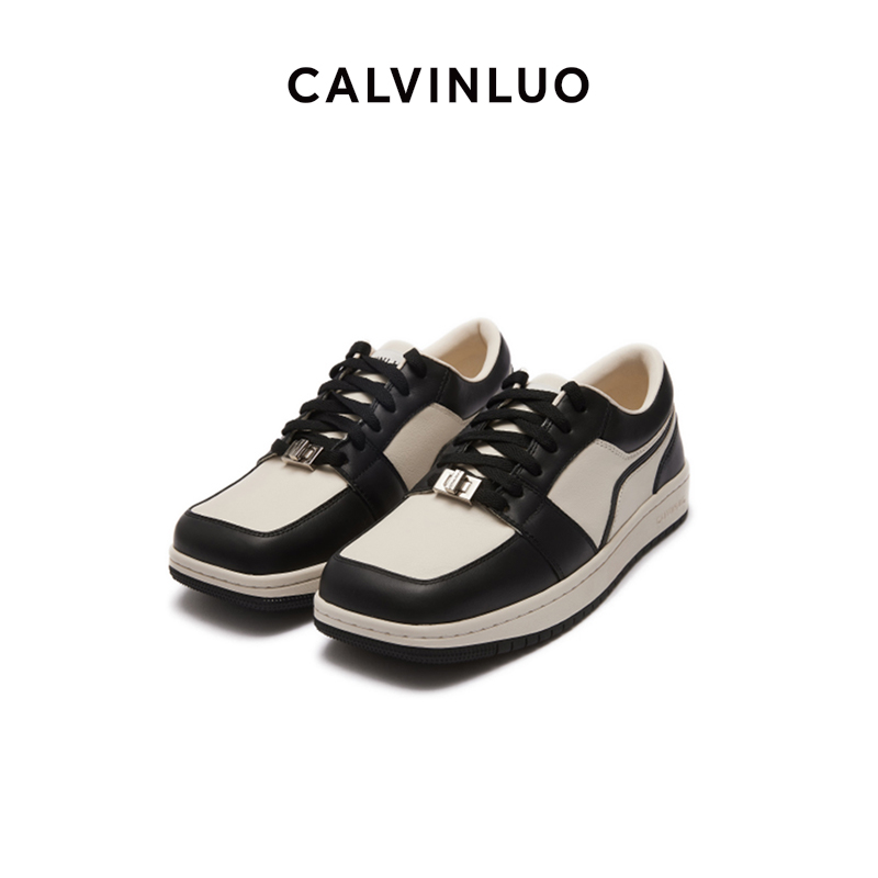CALVINLUO方头低帮球鞋喻言同款