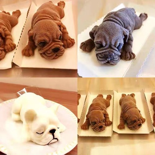 网红沙皮狗蛋糕硅胶模具