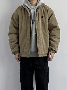 ONUN 日系复古轻机能户外工装立领棉服外套宽松休闲秋冬加厚外套