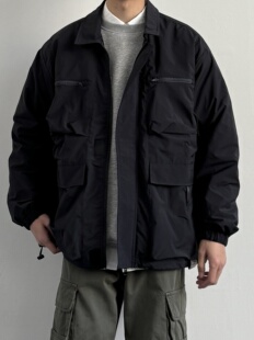 四袋夹克户外防水宽松休闲廓形翻领外套春季 ONUN 日系机能工装