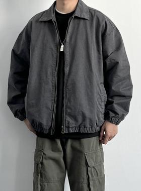 ONUN日系复古工装底特律夹克宽松休闲宽松水洗做旧外套上衣流行潮