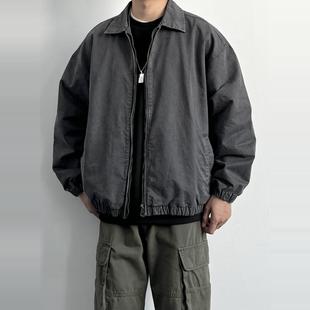 ONUN日系复古工装 底特律夹克宽松休闲宽松水洗做旧外套上衣流行潮