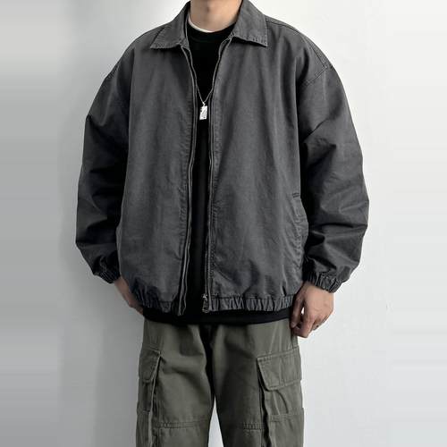 ONUN日系复古宽松工装夹克