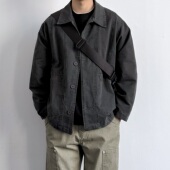 美式 复古水洗工装 夹克宽松休闲分割设计翻领外套春季 ONUN 新品 潮