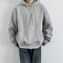 外套情侣潮 复古420g宽松连帽卫衣休闲基础简约纯色帽衫 ONUN 美式