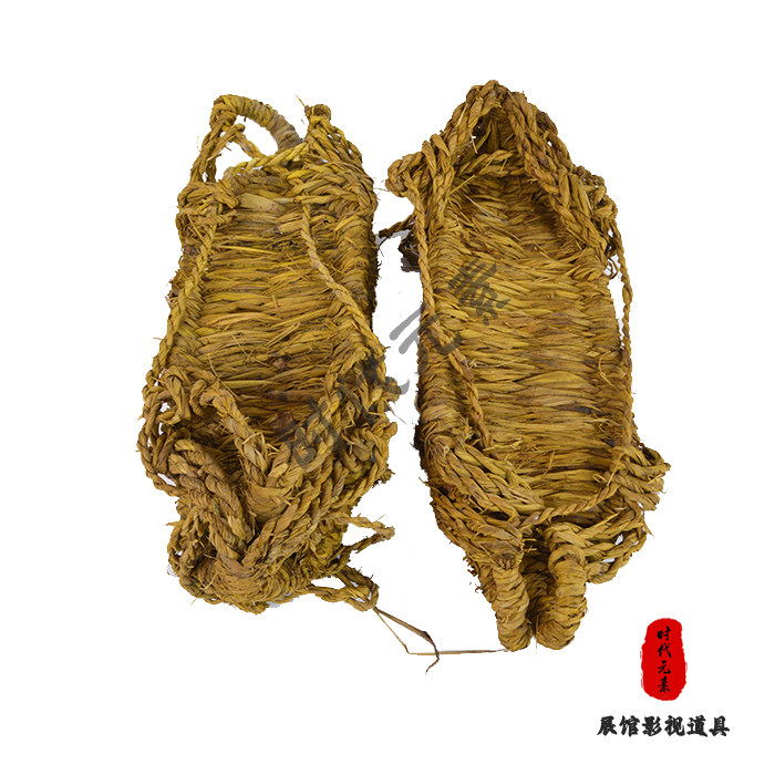 抗日抗战红军草鞋八路军影视道具红军大刀抗战摆件收藏老物件