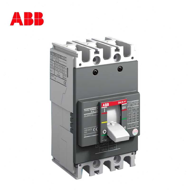 ABBFormula系列电动机保护塑壳断路器;A1B125MF60720FF3P