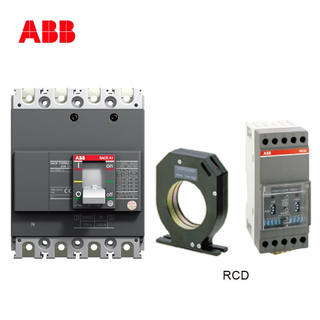 ABBFormula＋RCD系列塑壳漏电断路器；A1N125TMF90/900FF4P+RCD