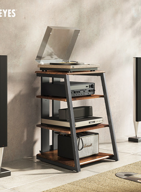 特悦视FITUEYES音响机架功放柜KTV设备四层架影音器材架低音炮柜