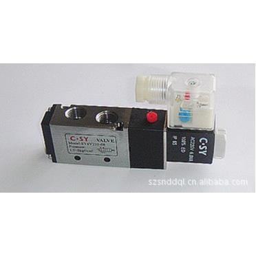 C.SY申一电磁阀SY4V210-08二位五通UNI-D气动开关AC220V换向DC24V