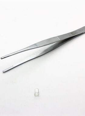 WEITESI WTS-160 不锈钢镊子圆头有齿水草多肉辅料镊子 16cm