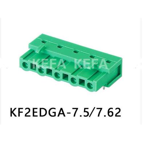 双引脚插拔式PCB接线端子2EDGA/B-7.62mm(2-12P)焊板孔头 铜环保