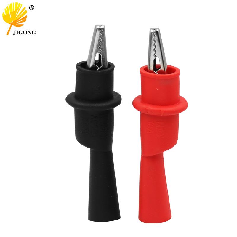 万用表笔线鳄鱼夹 表笔针型夹鳄鱼夹 万用通用表笔电路金属鳄鱼夹