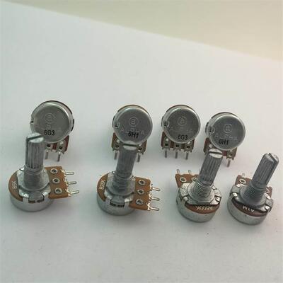 ALPHA 148型单联电位器B5KB20K B25K B47K200K A500K A1M柄20MM花