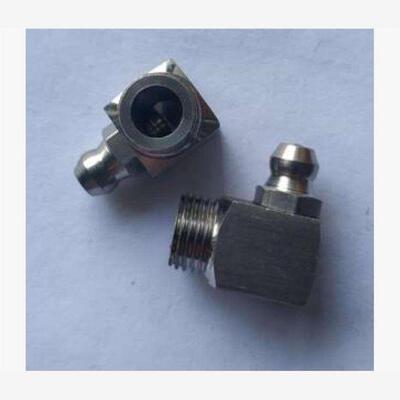 DIN71412 C型  90度弯油嘴   316不锈钢 M10-1.0