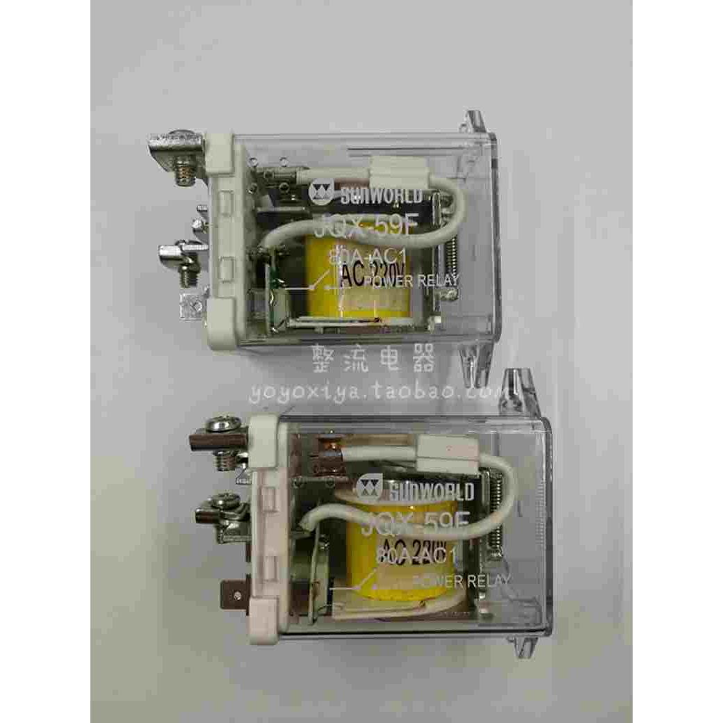 全新大功率继电器 JQX-59F-1Z D/AC12V D/AC24V AC220V 80A大电流