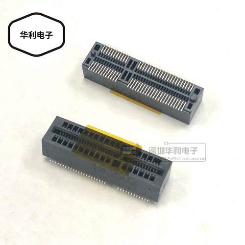 LOTES原装连接器 NGFF接口 M.2 E-KEY 立贴 APCI0143-P001A