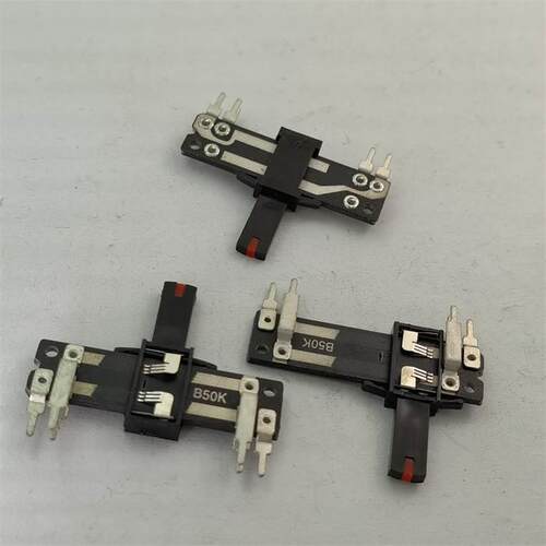 SC-157G 35MM直滑推子双联电位器B50K 带中点红点  柄长12MM