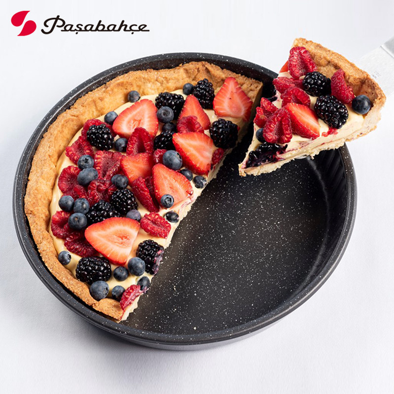 烘焙先生进口玻璃烤盘家用苹果派不沾烤盘蛋糕面包盘披萨烘培模具