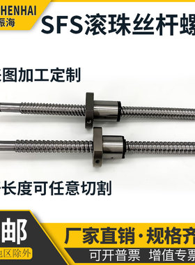 SFA滚珠丝杆螺母1210 SFS静音滚珠丝杠2525 大导轨螺杆4040 5050