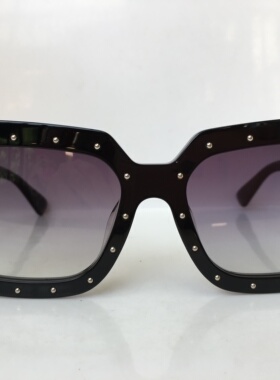 for imagination 29247黑色板材大框架太阳镜铆钉平面镜潮