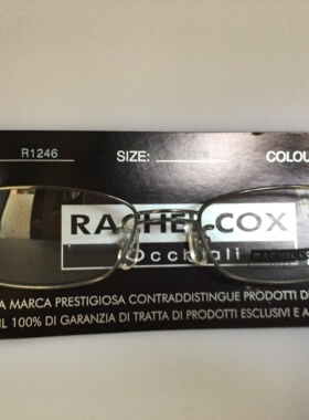 意大利诺尔戈斯Rachel Cox R1246 黑灰色框小脸眼镜架男女通用