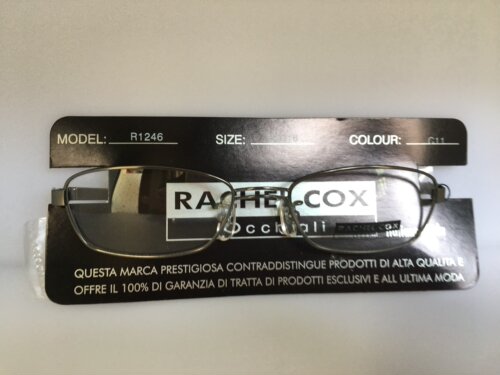 意大利诺尔戈斯Rachel Cox R1246 黑灰色框小脸眼镜架男女通用