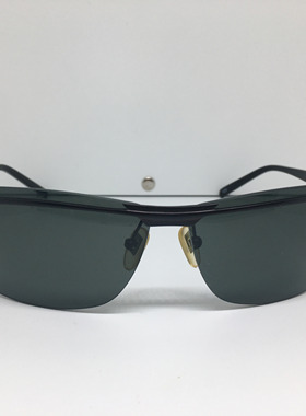 黑色合金眉线框太阳眼镜包裹形墨镜男女通用