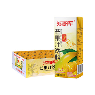 整箱火鍋果味飲料夏日清甜果茶芒果水果汁飲料 深暉芒果汁飲料盒裝