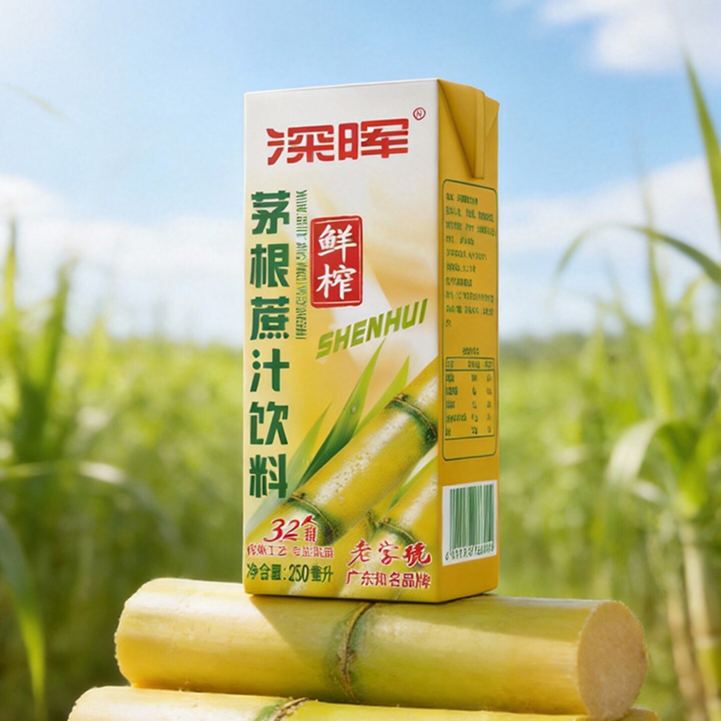 深晖茅根甘蔗水24盒整箱宵夜饮料图片