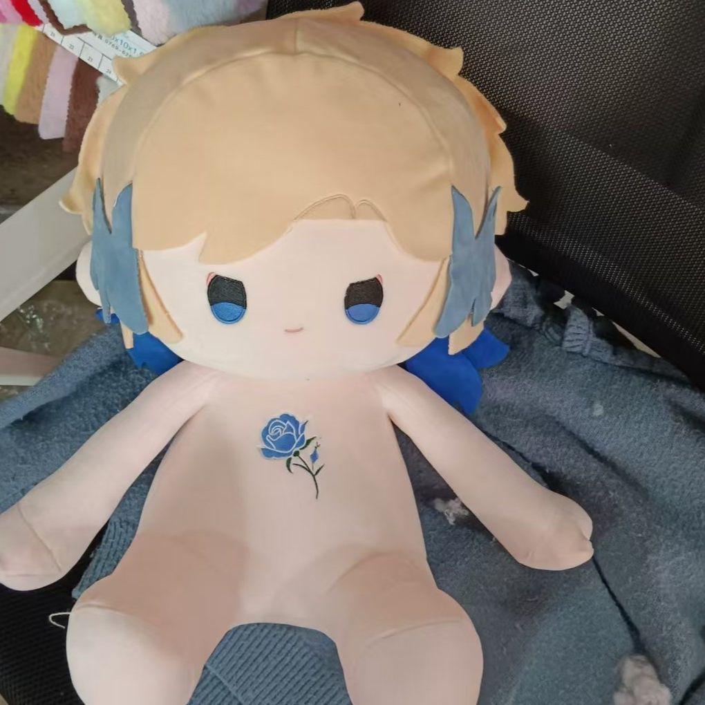 原创动漫蓝色监狱同人动漫周边米歇尔凯撒属性40cm棉花娃娃玩偶