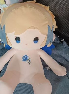 原创动漫蓝色监狱同人动漫周边米歇尔凯撒属性40cm棉花娃娃玩偶