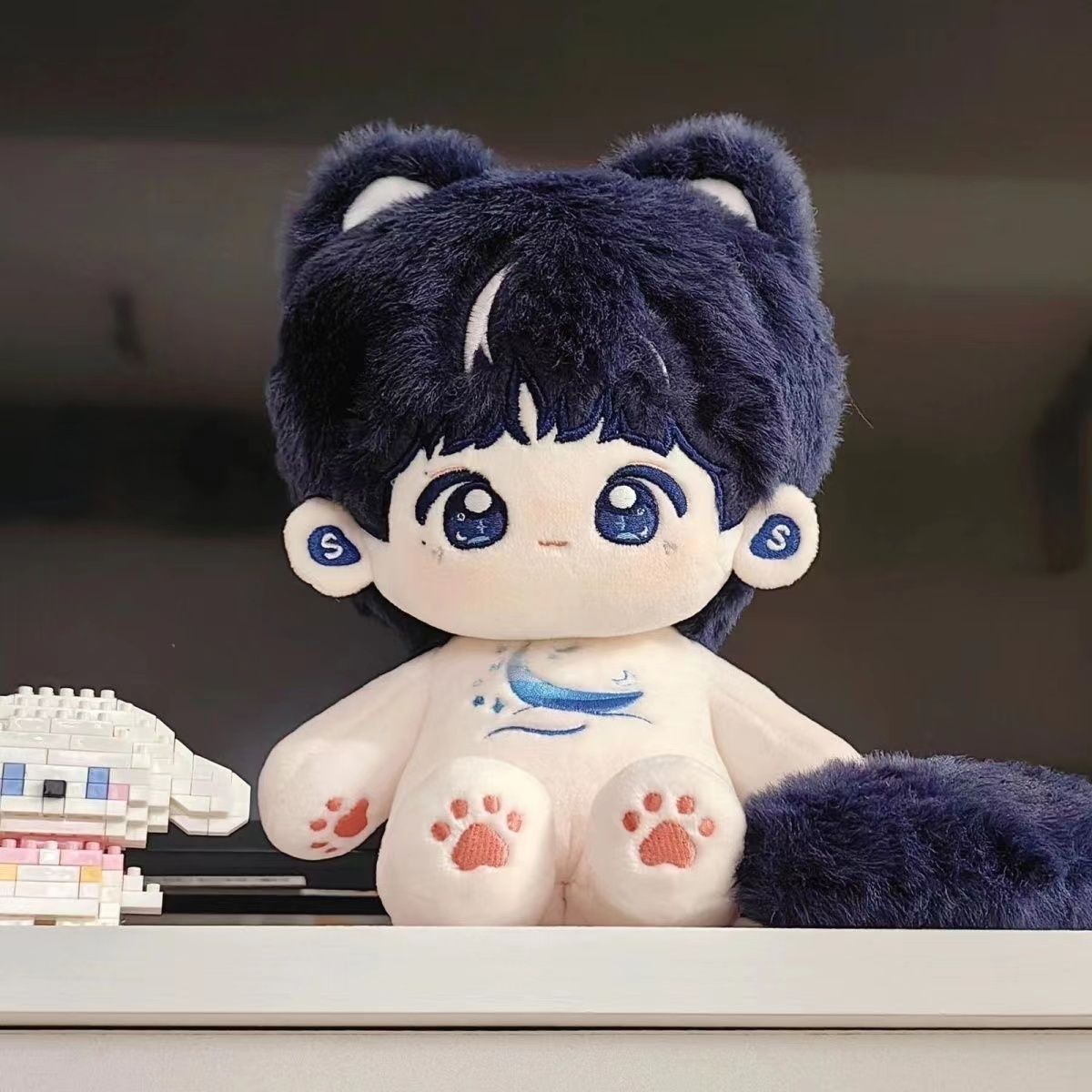 鲸梦周深巡回演唱会20cm周深棉花娃娃同人周边毛绒玩偶公仔礼物