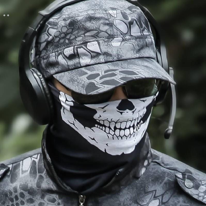幽灵面罩骷髅面罩幽灵面具使命召唤头套叙利亚drill头套骷髅头巾