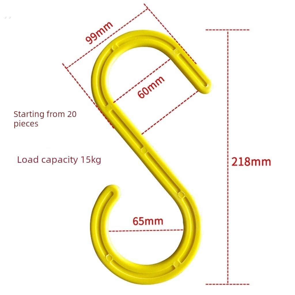 电缆挂钩s弯钩S型电缆线挂钩S电线挂钩绝缘钩塑料钩子