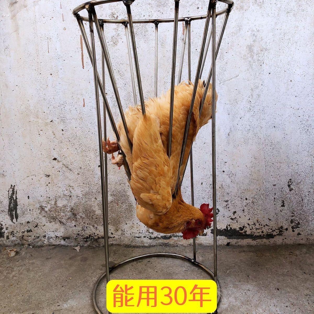 杀鸡神器不锈钢杀鸡工具杀鸡放血锥杀鸡鹅鸭放血设备