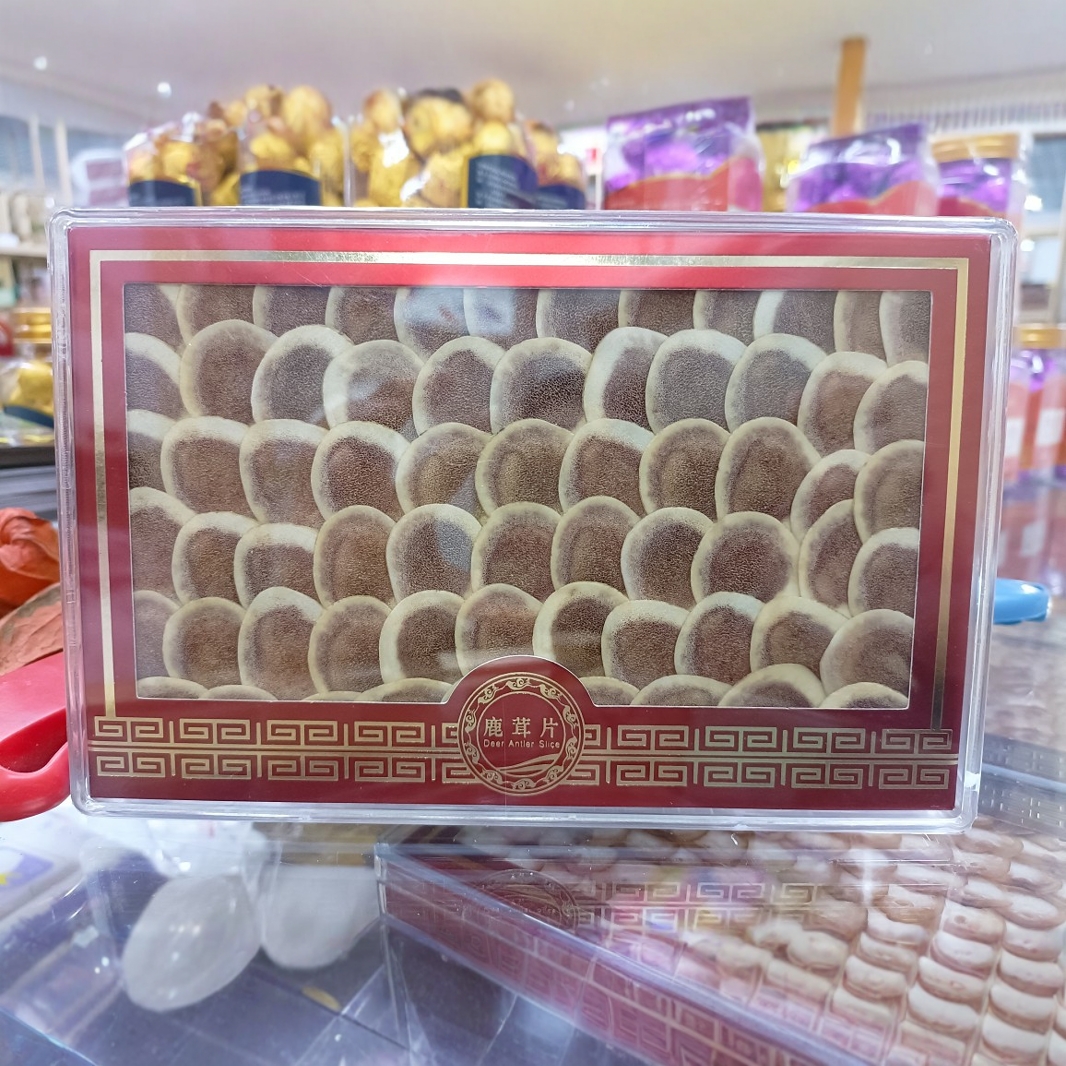 热销鹿茸红粉片正宗鹿茸白粉血片梅花鹿角片鹿茸片饭店泡酒直播