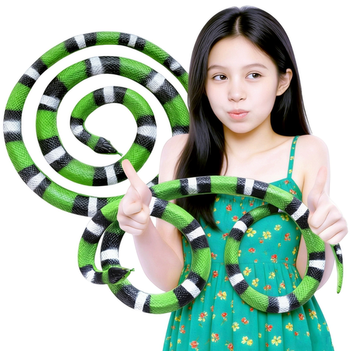 仿真蛇软胶包邮眼镜王蛇